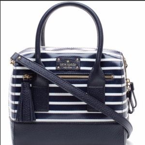 Kate Spade Handbag - Blue & White Stripe